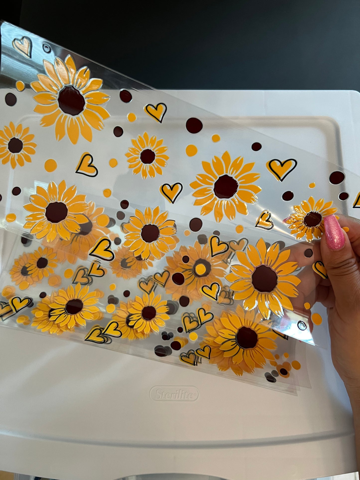 Yellow Sunflowers UV/DTF Transfers