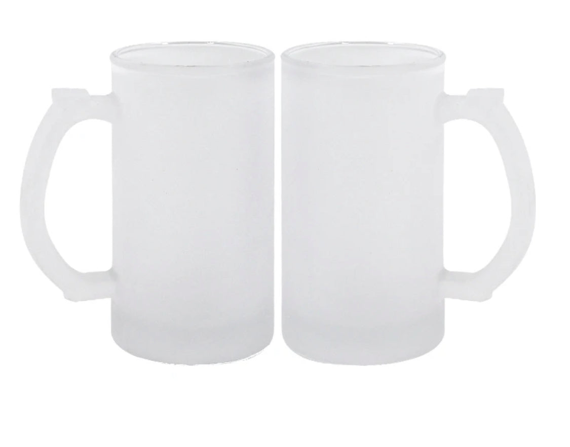 16oz FrostedSublimation Blank beer Mug