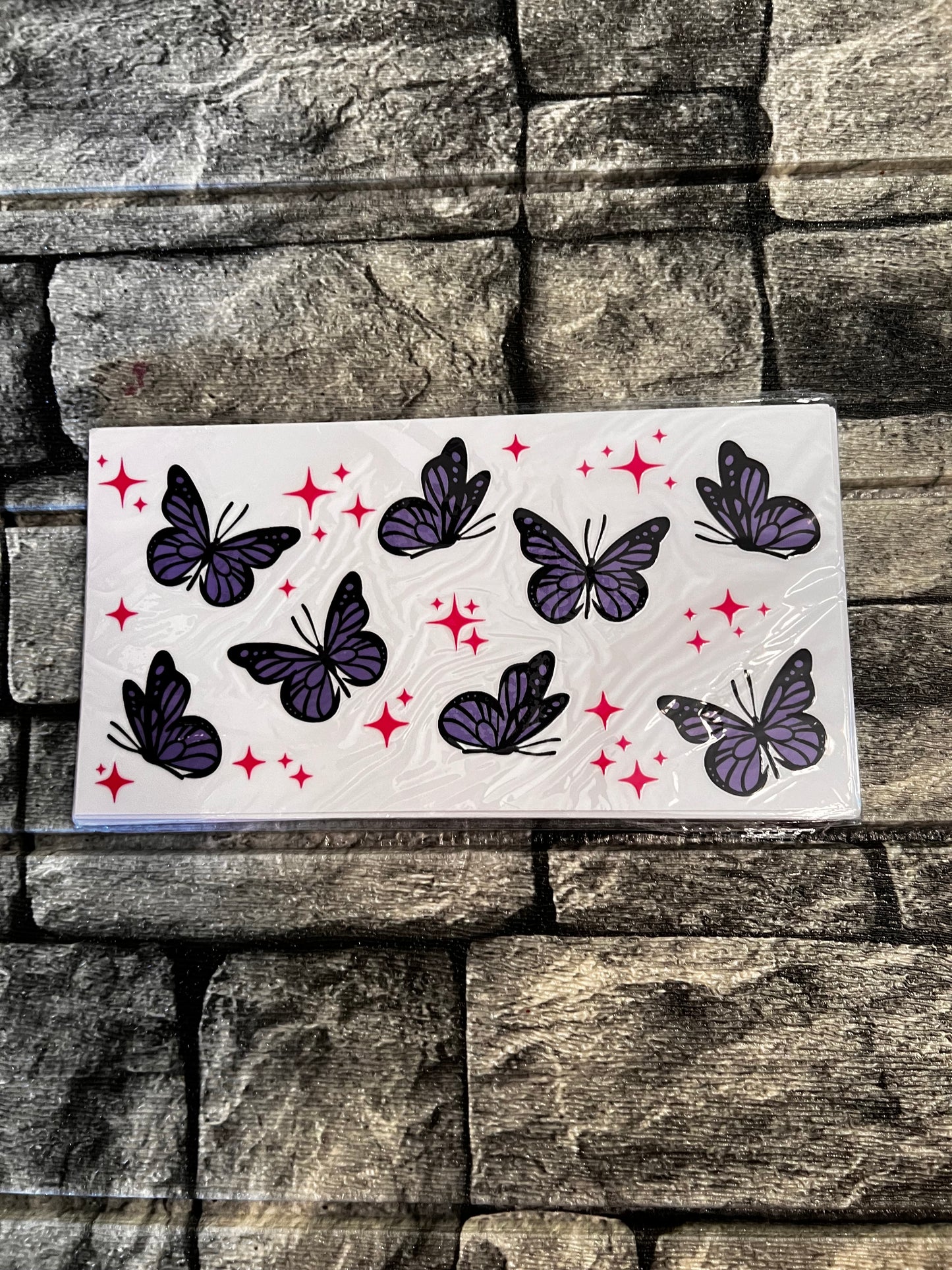 Purple  Butterfly -UV/DTF TRANSFER