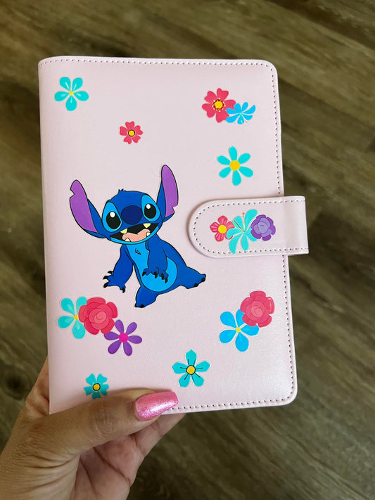 Blue Guy with Flowers Budget Binder