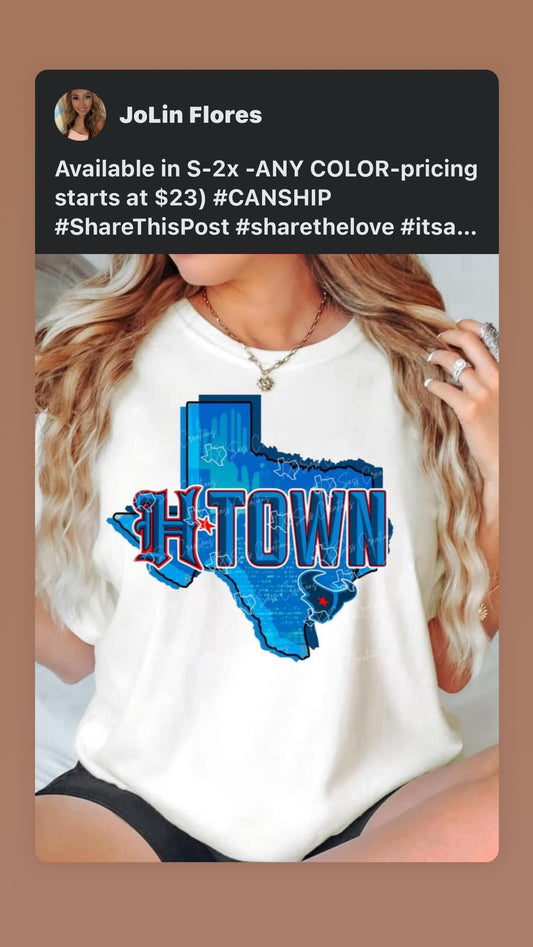 H-Town Texan Logo T-Shirt