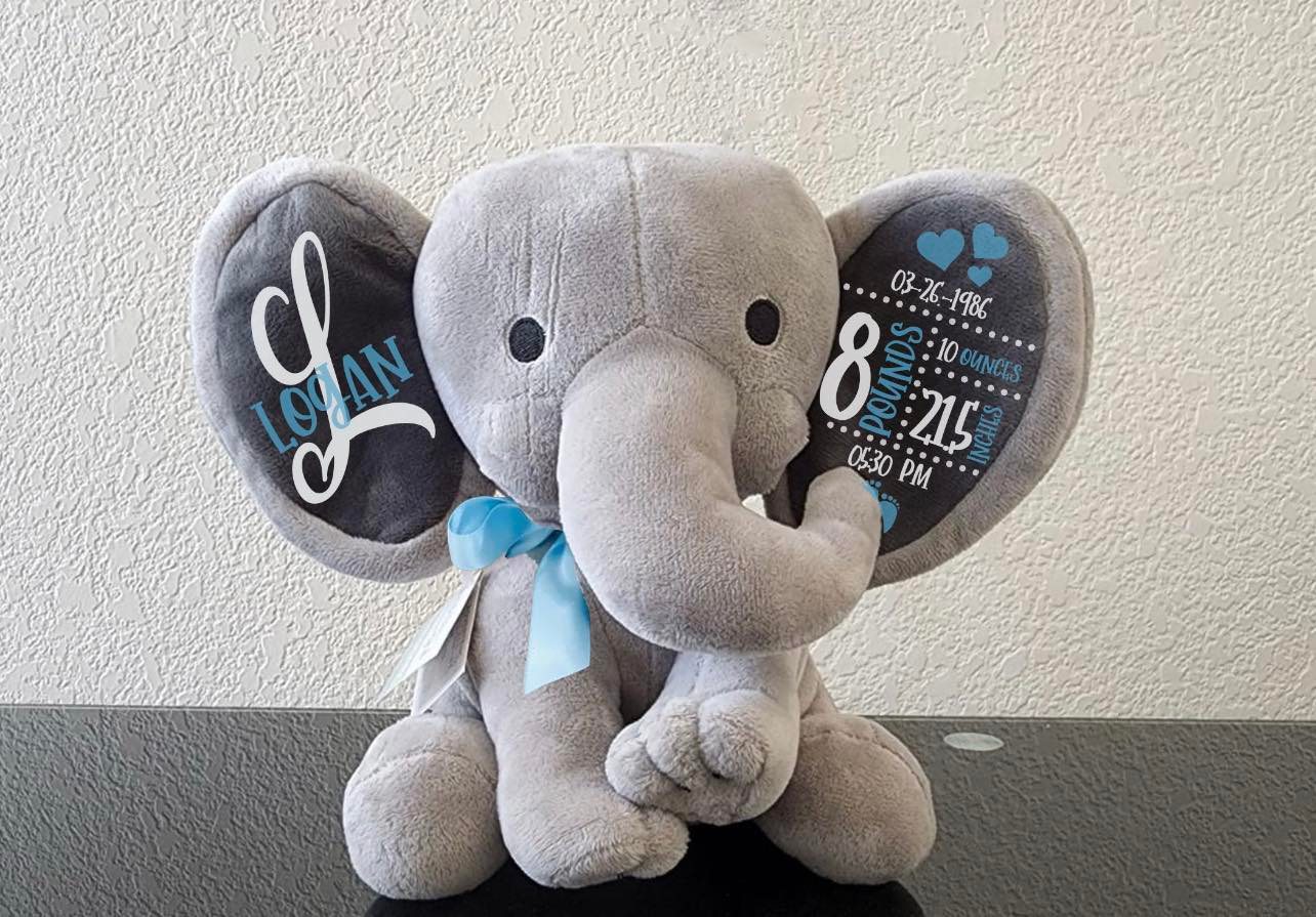 Personalized Elephants ( Birth Facts)