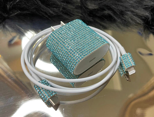 Bling IPhone Type C Chargers