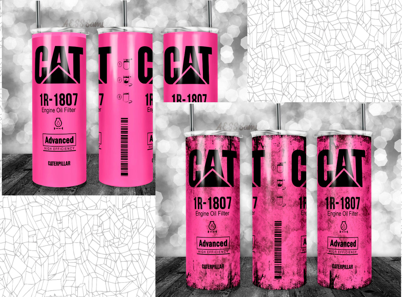 CAT Pink Distressed