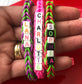 Loom Name Bracelets & Key Chanis